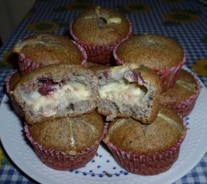 Mákos guba muffin